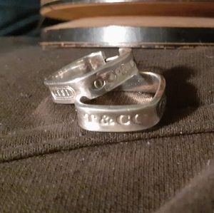 Tiffany&Co square hoop earrings